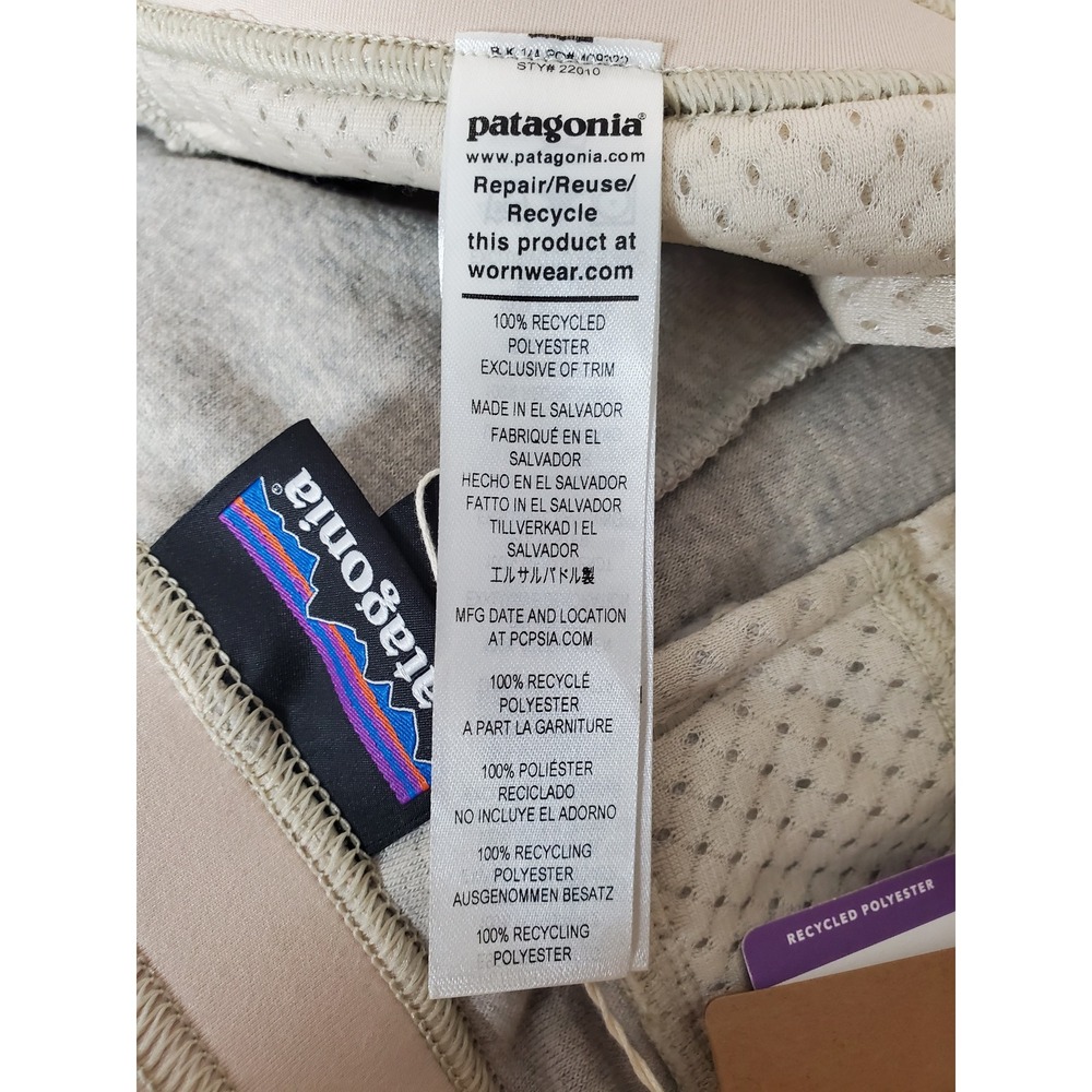 NWT Patagonia Women's Shearling Crops Pants Natural Color Large Elastic Waist - Picture 5 of 12